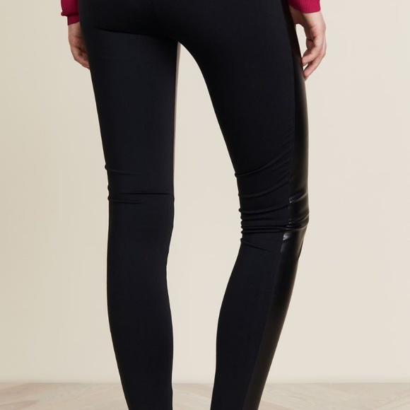HATCH Faux Leather Maternity Leggings - Picture 3 of 5